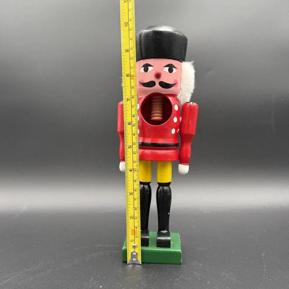 Nutcracker‎ Soldier Wooden Sears and Roebuck Red/Yellow/Black 10